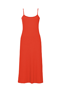 Trikotažna plisirana haljina midi dužine Tiffany Production