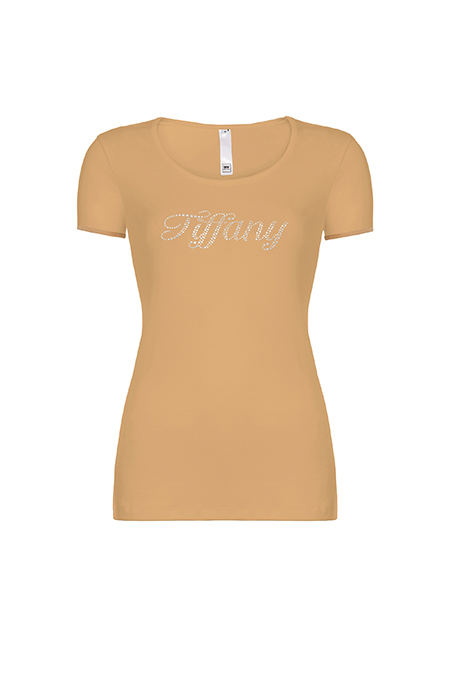 Ženska bazna majica kratkih rukava sa okruglim izrezom  Tiffany Production