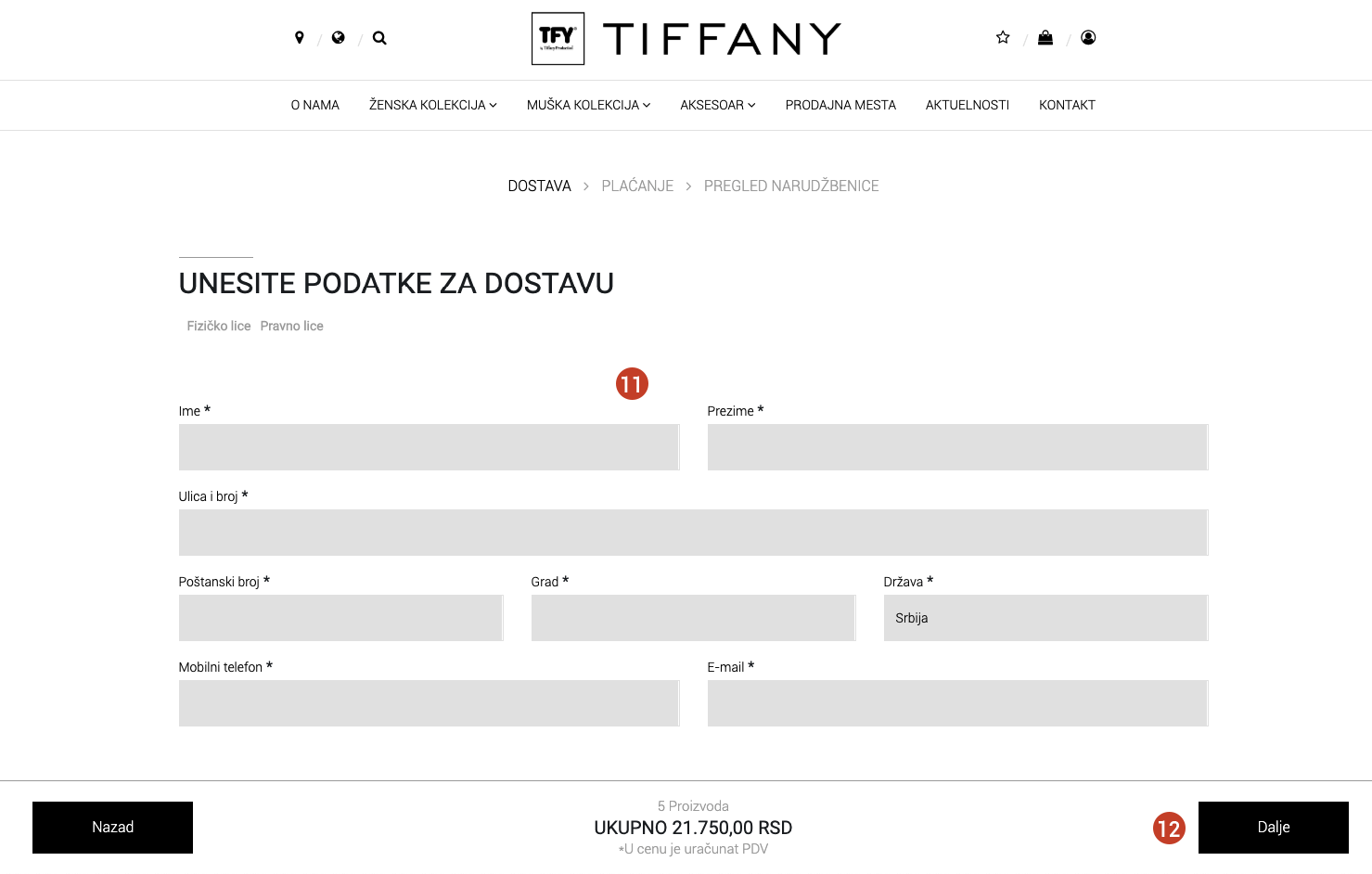 Tiffany Production