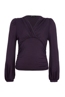 Ženska majica dugih rukava sa V izrezom Tiffany Production