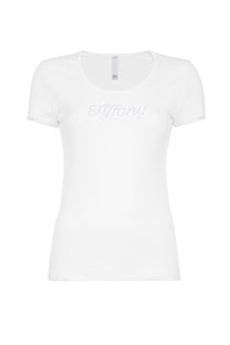 Tiffany Production Bazna majica sa ukrasnim cirkonima