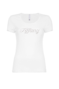Tiffany Production Ženska bazna majica sa ukrasnim cirkonima