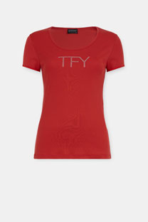 Bazna majica sa ukrasnim cirkonima Tiffany Production