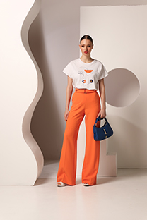 Ženske pantalone zvonastog kroja Tiffany Production