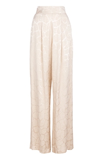 Ženske pantalone širokih nogavica sa faltama Tiffany Production