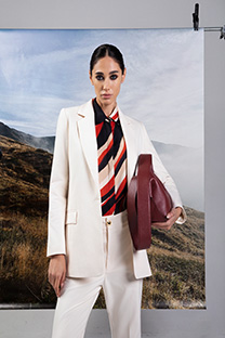 Ženske zvonaste pantalone visokog struka sa džepovima Tiffany Production