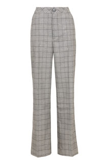 Zvonaste pantalone od kariranog tvida  Tiffany Production