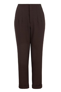 Tiffany Production Ženske pantalone ravnog kroja i visokog struka