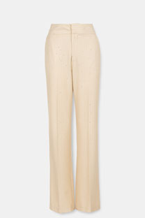 Elegantne pantalone sa prugama i svetlucavim detaljima Tiffany Production