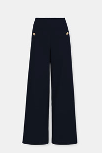 Pantalone visokog struka i širokih nogavica Tiffany Production