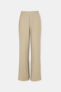 Široke pantalone od viskoze sa elastičnim pojasom Tiffany Production