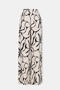 Lagane pantalone sa floralnim motivom Tiffany Production