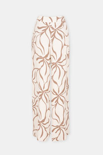 Lagane pantalone sa floralnim motivom Tiffany Production