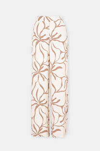 Lagane pantalone sa floralnim motivom Tiffany Production