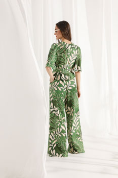 Palazzo pantalone sa floralnim dezenom Tiffany Production
