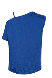Asimetrična bluza u dezenu  Tiffany Production