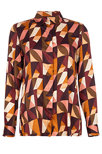 Ženska bluza dugih rukava sa kragnom Tiffany Production