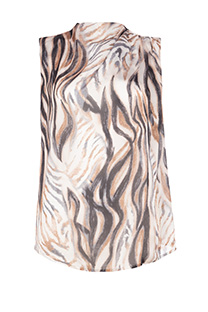 Bluza bez rukava sa naglašenim ramenima Tiffany Production