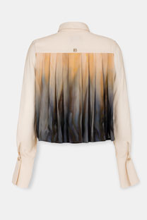 Bluza sa ombre efektom i plisiranim detaljima Tiffany Production