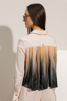 Bluza sa ombre efektom i plisiranim detaljima Tiffany Production