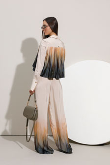 Bluza sa ombre efektom i plisiranim detaljima Tiffany Production