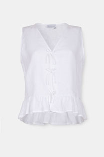 Lanena bluza bez rukava Tiffany Production
