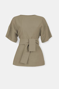 Viskozna bluza s otvorenim leđima Tiffany Production