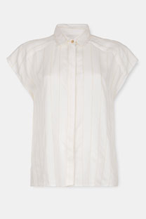 Tiffany Production Bluza sa kragnom i diskretnom teksturom