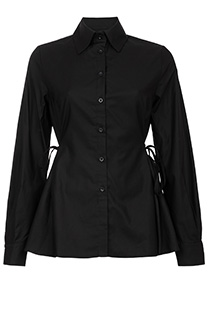 Ženska košulja dugih rukava sa vezicama za isticanje struka Tiffany Production