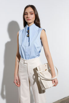 Košulja bez rukava sa naglašenom kragnom Tiffany Production