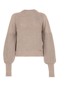 Pleteni džemper sa ukrasnim brošem Tiffany Production