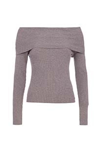 Ženski džemper dugih rukava sa spuštenim ramenima Tiffany Production