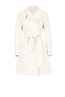 Ženski kaput na preklop sa rajsferšlus kopčanjem Tiffany Production