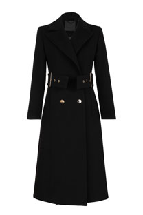 Elegantni dugi kaput sa zlatnim detaljima Tiffany Production