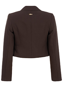 Ženski kratki sako sa kragnom i ukrasnim dugmićima Tiffany Production