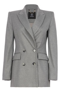 Ženski sako sa kragnom i duplim kopčanjem Tiffany Production