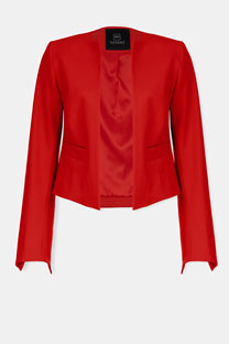 Kratki elegantni sako bez revera Tiffany Production