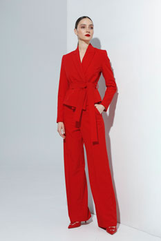 Sako sa pojasom na vezivanje Tiffany Production