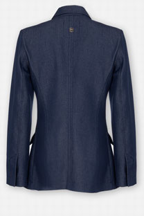 Teget sako sa dvorednim kopčanjem Tiffany Production