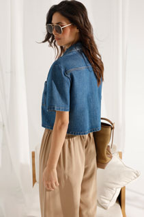 Teksas jakna kratkih rukava Tiffany Production