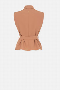 Elegantni prsluk sa pojasom Tiffany Production