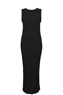 Rebrasta midi haljina bez rukava Tiffany Production