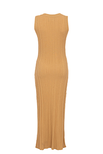 Rebrasta midi haljina bez rukava Tiffany Production