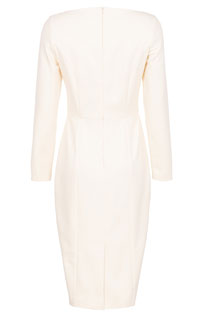 Midi haljina sa dugim rukavima i šlicem pozadi Tiffany Production