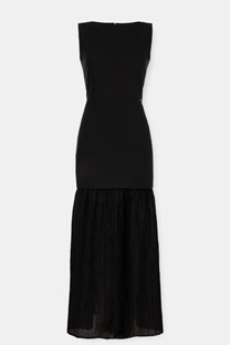 Haljina bez rukava sa plisiranim donjim delom Tiffany Production