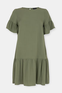 Kratka lepršava haljina sa karnerima Tiffany Production