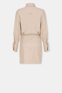 Mini košulja-haljina sa diskretnim prugama Tiffany Production