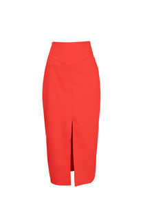 Midi suknja sa prednjim šlicem Tiffany Production