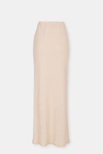 Duga pamučna suknja sa teksturom Tiffany Production