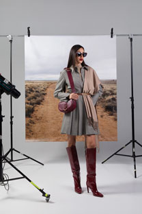 Mini ženska torbica na preklop sa metalnim kopčanjem Tiffany Production